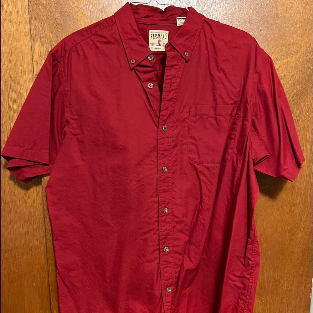 Red Head short sleeve shirt
